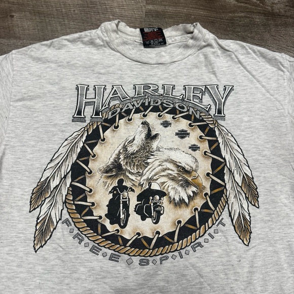 Harley Davidson Dream Catcher Wilmington Delaware Graphic Tee Size Large - Picture 2 of 6